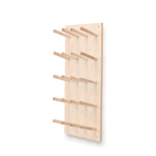 Boot hanging rack PERO, 10 pairs of shoes, 440x195x1025 mm, birch