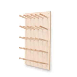 Boot hanging rack PERO, 15 pairs of shoes, 660x195x1025 mm, birch