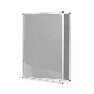 Tamperproof noticeboard, 600x900 mm, grey
