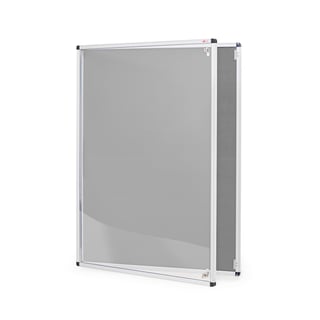 Tamperproof noticeboard, 600x900 mm, grey