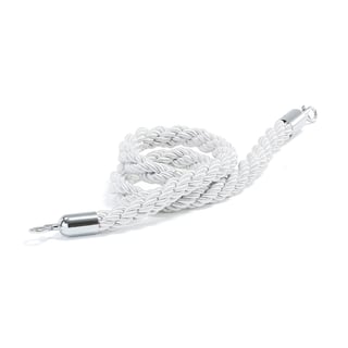Barrier system, rope, 1500 mm, white, stainless steel