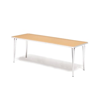 Economy folding table, 1830x685x698 mm, oak