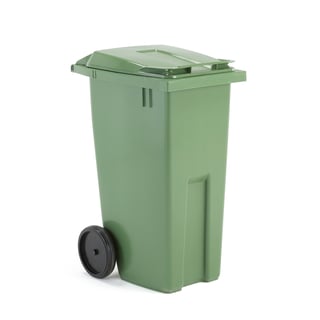 Abfallbehälter CLASSIC, 190 l, 1075 x 545 x 690 mm, grün