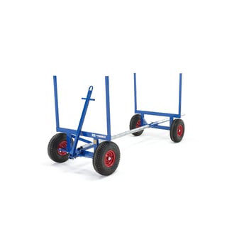 Plava kolica za duge materijale: 640x127mm: nosivost 3500 kg