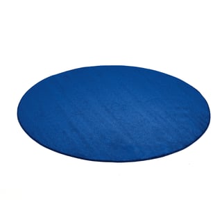 Round play mat KALLE, Ø2000 mm, blue
