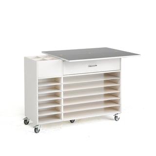 Art and crafts mobile table with storage NOAH