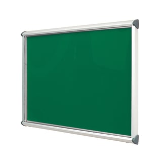 Outdoor notice board SHIELD, 1050x1397 mm, emerald green