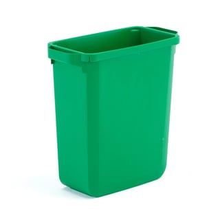 Kosz na śmieci OLIVIER, 600x280x590 mm, 60 L, zielony