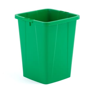 Avfallsbehållare OLIVER, 90 liter, grön