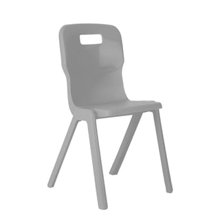 All-in-one plastic chair TITAN, H 430 mm, grey