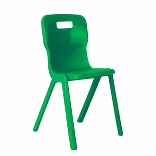 All-in-one plastic chair TITAN, H 460 mm, green