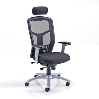 High back mesh office chair SWANSEA, black