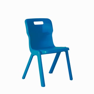 All-in-one plastic chair TITAN, H 260 mm, blue