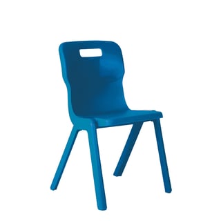 All-in-one plastic chair TITAN, H 310 mm, blue