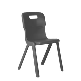 All-in-one plastic chair TITAN, H 350 mm, charcoal