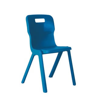 All-in-one plastic chair TITAN, H 350 mm, blue
