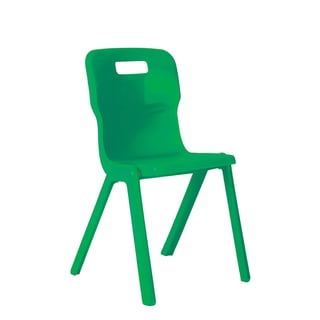 All-in-one plastic chair TITAN, H 350 mm, green