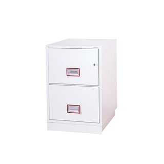 Fireproof filing cabinet, keylock, 2 drawers, 720x525x675 mm