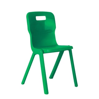All-in-one plastic chair TITAN, H 380 mm, green