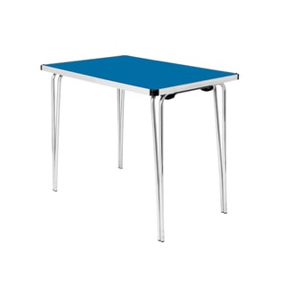 Folding table CONTOUR, 1220x685x698 mm, dark blue