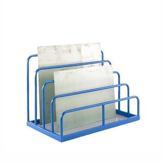 Multi height sheet rack