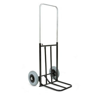Folding sack truck ROBSON, puncture proof wheels, 75 kg load