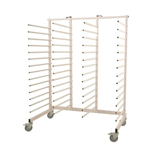 Drying trolley with 2 x 14 levels, 1520x860x1960 mm