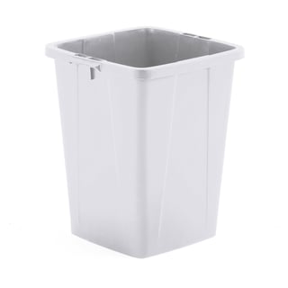 Refuse container OLIVER, 610x490x510 mm, 90 L, grey
