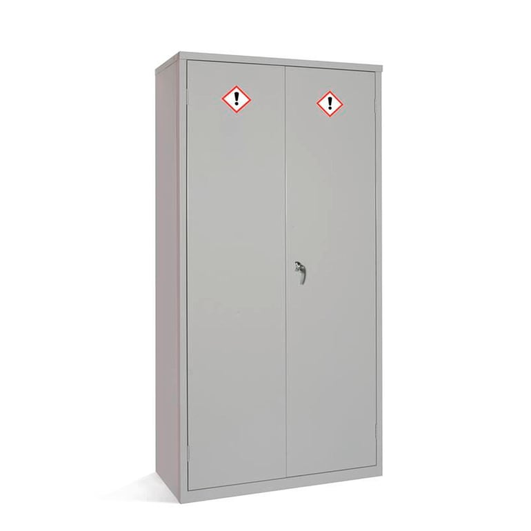 Janitorial COSHH cabinet, 1830x915x457 mm | AJ Products
