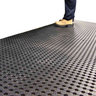 Industrial runner mat, 900x10000 mm, black