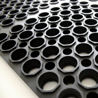 Industrial anti-slip mat DELUXE, 1000x1500 mm, black