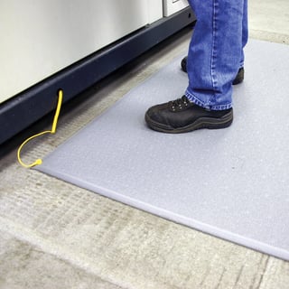 ESD floor mat, 600x900 mm, grey