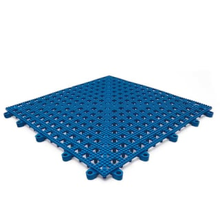 Wet area tiles FLEXI-DECK, 9-pack, blue