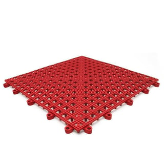 Wet area tiles FLEXI-DECK, 9-pack, red