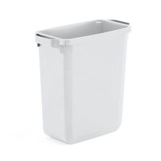 Refuse container OLIVER, 600x280x590 mm, 60 L, grey