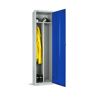 Clean and dirty locker, 1800x450x450 mm, dark blue