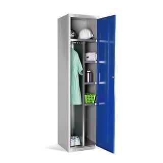 Combi locker, 1800x450x450 mm, dark blue