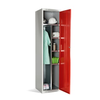Combi locker, 1800x450x450 mm, red