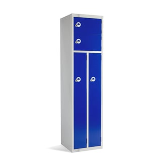 2 person locker, 1800x450x450 mm, dark blue