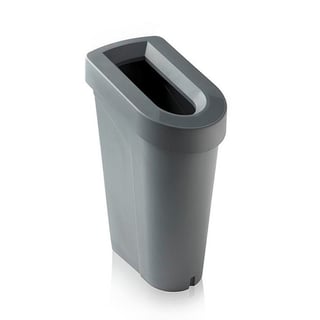 uBin office recycling bin with lid, grey