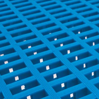Leisure matting, 600x1200 mm, blue