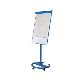 Mobile flip chart easel ULTIMATE, 700x1000 mm, blue