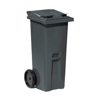 Affaldsbeholder CLASSIC, 140 liter, grå
