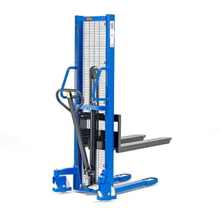 Manual stacker RAISE, 1000 kg load, 1600 mm lift height