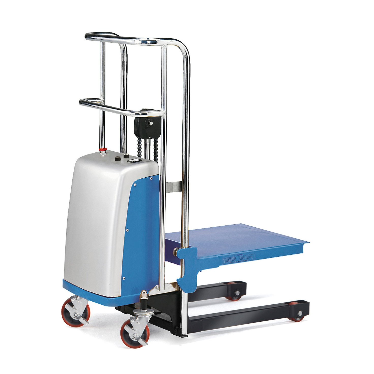 Mini lifter, battery-powered, 400 kg load, 85-1500 mm lift height | AJ ...