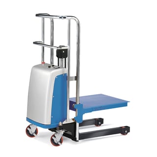 Mini lifter, battery-powered, 400 kg load, 85-1500 mm lift height