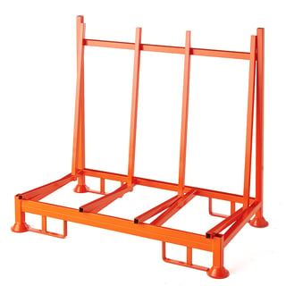 Material rack, single sided, 1400x770x1270 mm, 1000 kg load