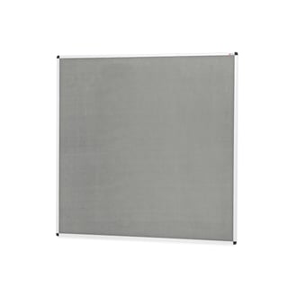 Aluminium framed noticeboard, 1200x1200 mm, light grey