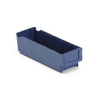 Plastový box DETAIL, 300x94x80 mm, modrý