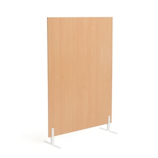Budget houten bureauscherm EASE, 1480 x 1000 x 18 mm, beuken